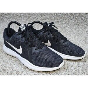 Nike Flex TR 9 Training Shoes Women Size 9 Black Anthricite Lace Up 924339-001